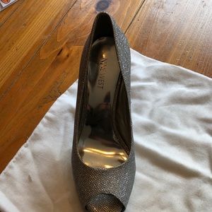 Nine west high heel peep toes Size 8m
